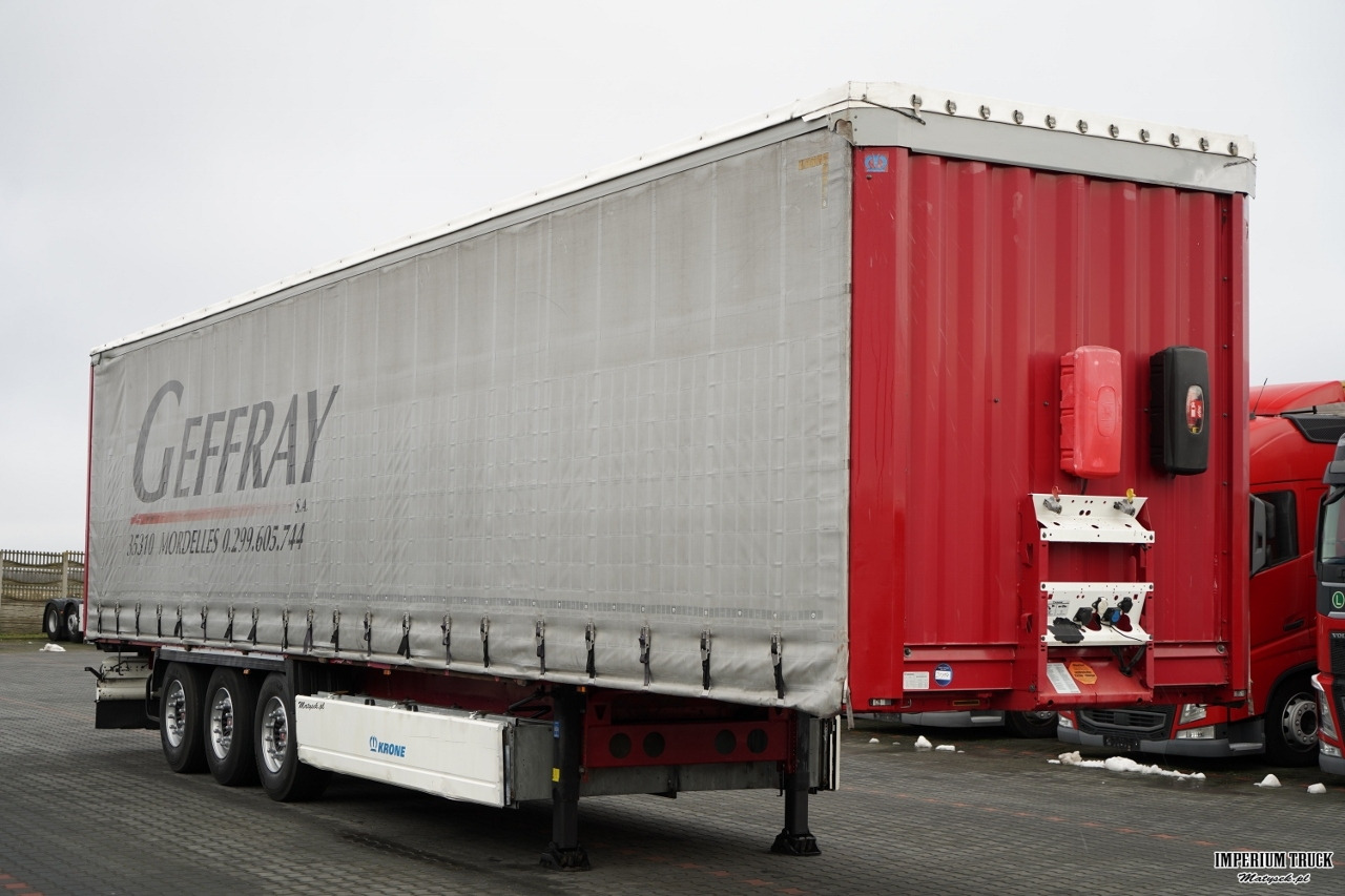 KRONE FIRANKA / STANDARD / KOSZ NA PALETY / SAF / - Тентованный полуприцеп: фото 3 KRONE FIRANKA / STANDARD / KOSZ NA PALETY / SAF / - Тентованный полуприцеп: фото 3