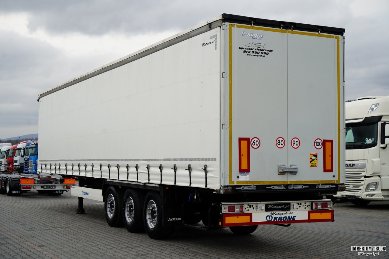 KRONE FIRANKA / STANDARD / OŚ PODNOSZONA / 2018 ROK - Тентованный полуприцеп: фото 4 KRONE FIRANKA / STANDARD / OŚ PODNOSZONA / 2018 ROK - Тентованный полуприцеп: фото 4