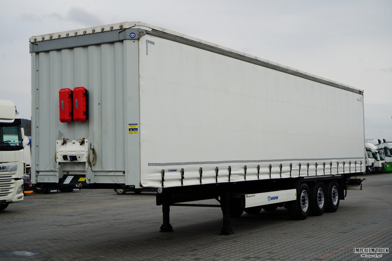 KRONE FIRANKA / STANDARD / OŚ PODNOSZONA / 2018 ROK - Тентованный полуприцеп: фото 1 KRONE FIRANKA / STANDARD / OŚ PODNOSZONA / 2018 ROK - Тентованный полуприцеп: фото 1