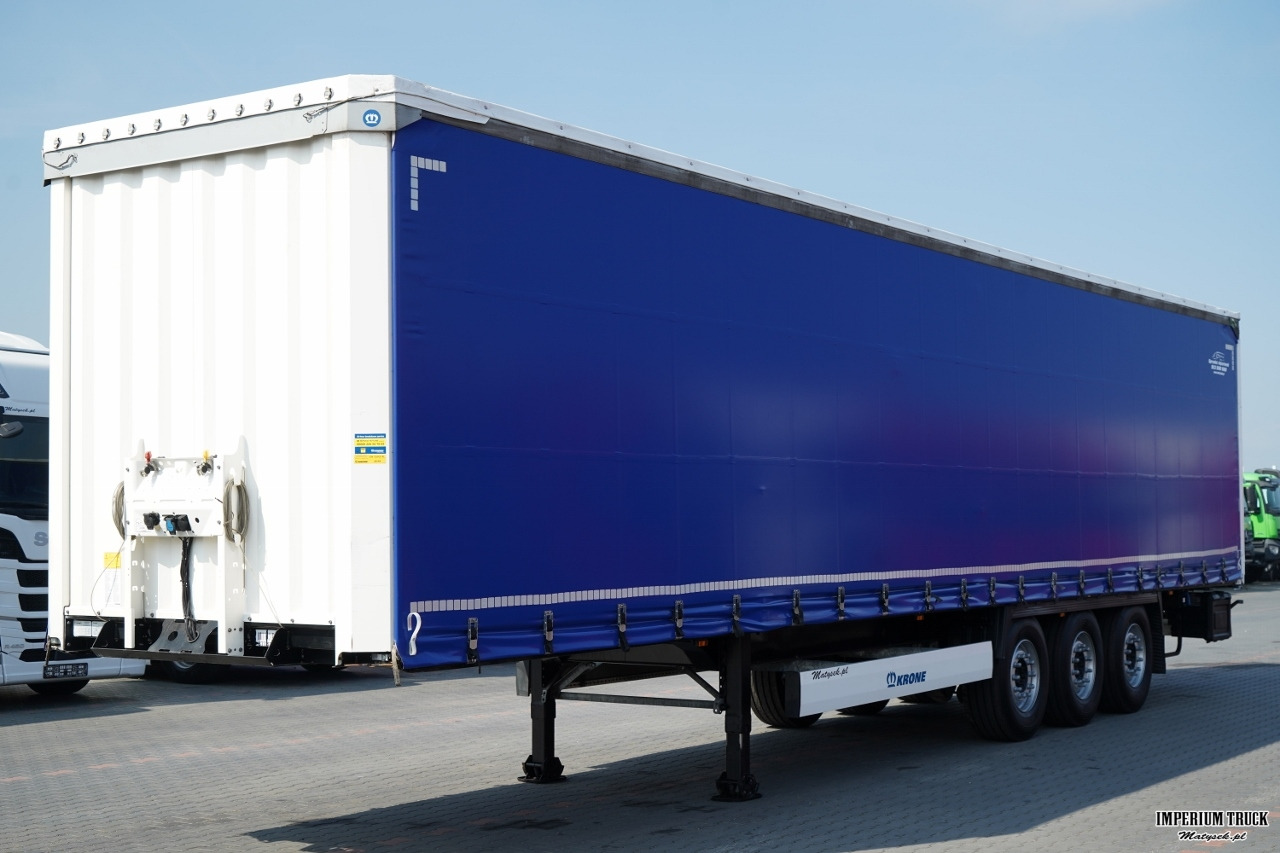 KRONE FIRANKA STANDARD / OŚ PODNOSZONA / DACH PODNOSOZNY / OPONY 100% / 2019 ROK - Тентованный полуприцеп: фото 1 KRONE FIRANKA STANDARD / OŚ PODNOSZONA / DACH PODNOSOZNY / OPONY 100% / 2019 ROK - Тентованный полуприцеп: фото 1