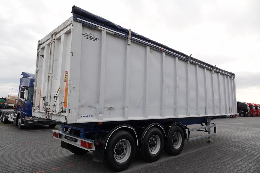 Тентованный полуприцеп Kaiser WYWROTKA 55 m3 / ALUMINIOWA / WAGA: 5900 KG / SP: фото 6