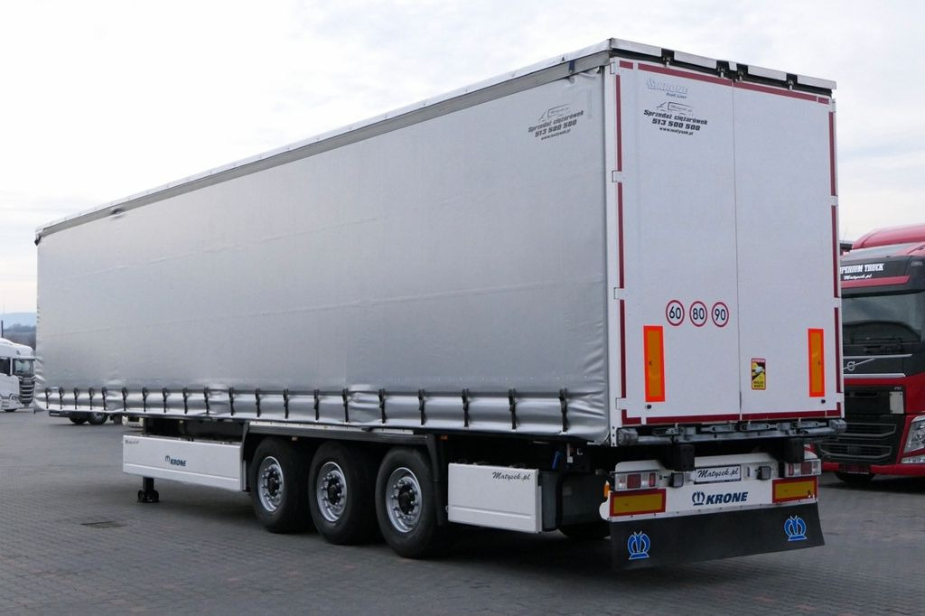 Krone CURTAINSIDER/PALLET BOX/LIFTED AXLE/2018 YEAR - Тентованный полуприцеп: фото 5 Krone CURTAINSIDER/PALLET BOX/LIFTED AXLE/2018 YEAR - Тентованный полуприцеп: фото 5