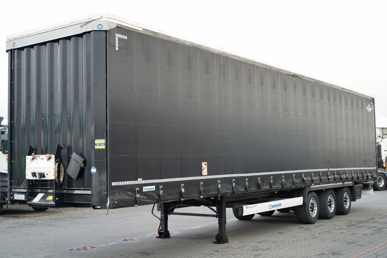 Krone FIRANKA / MEGA / DACH PODNOSZONY / LOW DECK / 2 - Тентованный полуприцеп: фото 1 Krone FIRANKA / MEGA / DACH PODNOSZONY / LOW DECK / 2 - Тентованный полуприцеп: фото 1