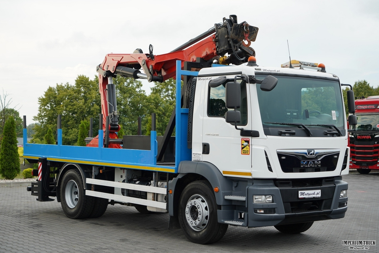 MAN TGM 15 .290 / HDS HC 190 + WIERTŁO 2 mb / WIERTNICA / STEROWANIE RADIOWE / EURO 6 / MANUAL / 2019 ROK - Грузовик бортовой/ Платформа, Автоманипулятор: фото 1 MAN TGM 15 .290 / HDS HC 190 + WIERTŁO 2 mb / WIERTNICA / STEROWANIE RADIOWE / EURO 6 / MANUAL / 2019 ROK - Грузовик бортовой/ Платформа, Автоманипулятор: фото 1