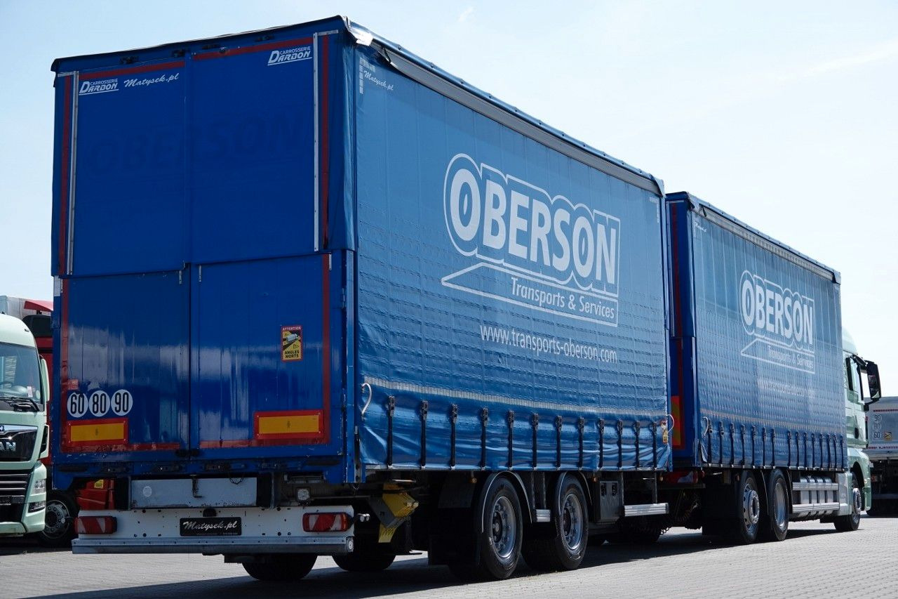MAN TGX 26.460 / ZESTAW TANDEM PRZEJAZDOWY / 120 M3 - Тентованный грузовик: фото 4 MAN TGX 26.460 / ZESTAW TANDEM PRZEJAZDOWY / 120 M3 - Тентованный грузовик: фото 4