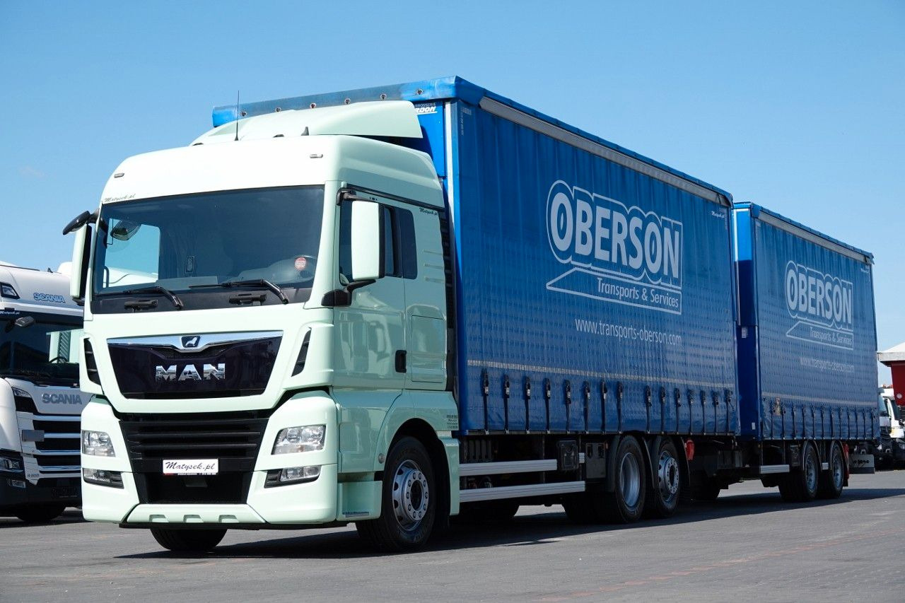 MAN TGX 26.460 / ZESTAW TANDEM PRZEJAZDOWY / 120 M3 - Тентованный грузовик: фото 2 MAN TGX 26.460 / ZESTAW TANDEM PRZEJAZDOWY / 120 M3 - Тентованный грузовик: фото 2