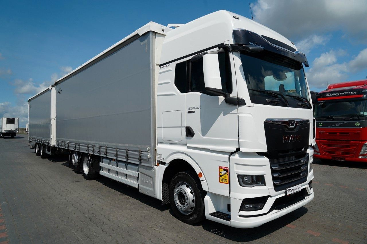 MAN TGX 26.470 / ZESTAW TANDEM 120 M3 / PRZEJAZDOWY - Тентованный грузовик: фото 5 MAN TGX 26.470 / ZESTAW TANDEM 120 M3 / PRZEJAZDOWY - Тентованный грузовик: фото 5