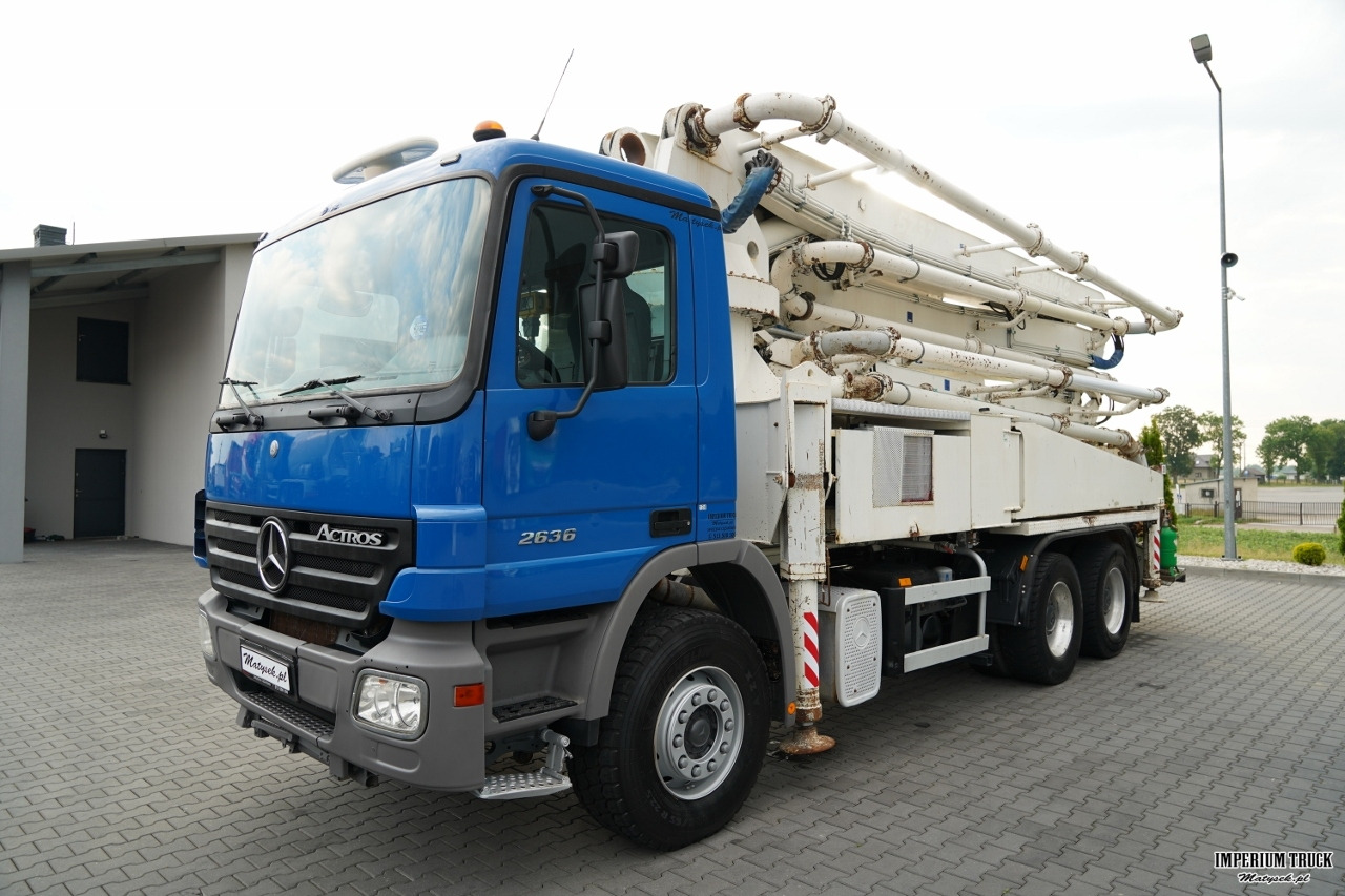 MERCEDES ACTROS 2636 / POMPA SERMAC 5Z37 / 37 METRÓW / STEROWANIE RADIOWE / EPS + SPRZĘGŁO - Автобетононасос: фото 2 MERCEDES ACTROS 2636 / POMPA SERMAC 5Z37 / 37 METRÓW / STEROWANIE RADIOWE / EPS + SPRZĘGŁO - Автобетононасос: фото 2