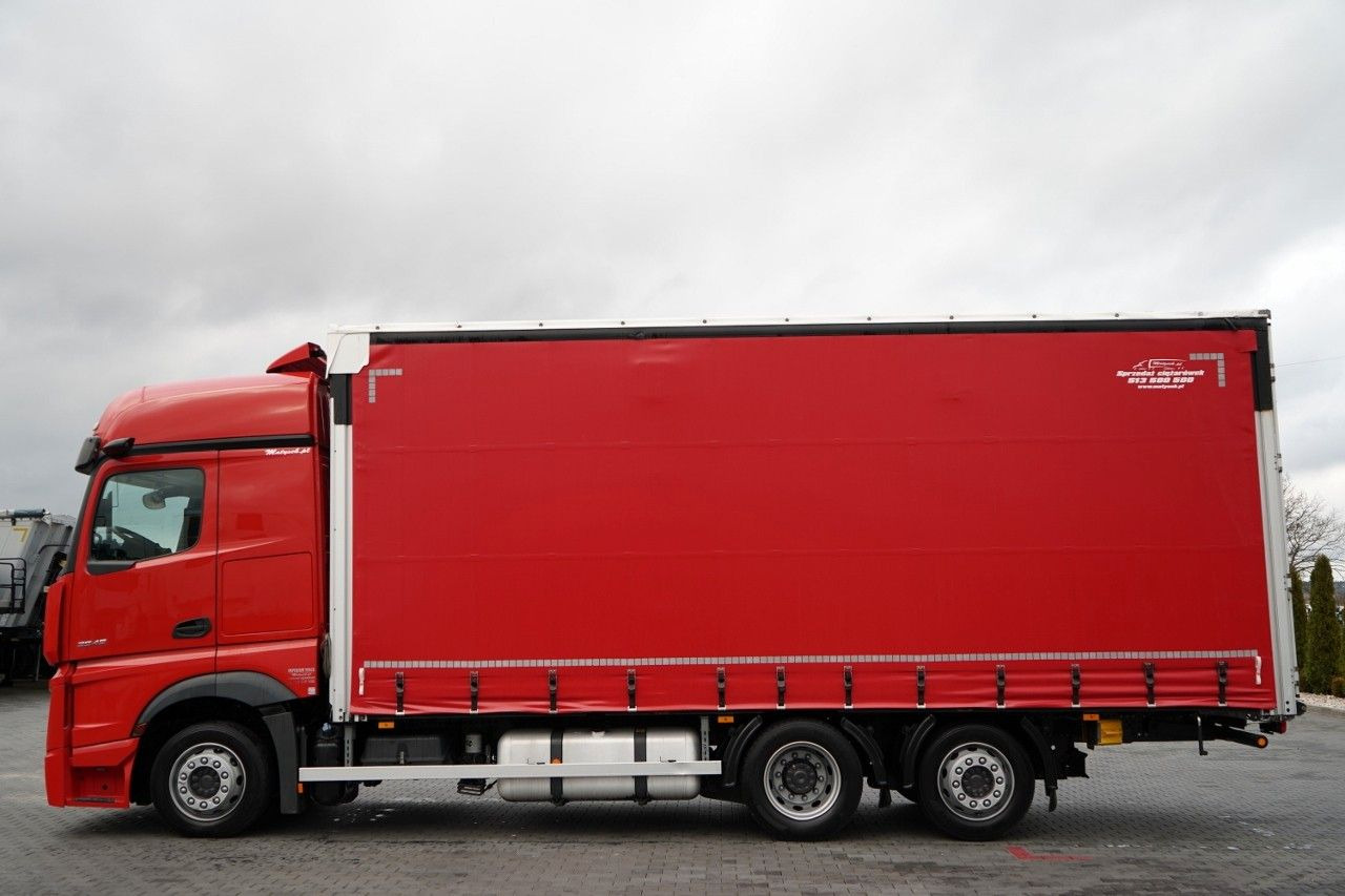 Mercedes-Benz ACTROS / 2545 / SOLÓWKA / 6x2 / I-PARK COOL / - Тентованный грузовик: фото 2 Mercedes-Benz ACTROS / 2545 / SOLÓWKA / 6x2 / I-PARK COOL / - Тентованный грузовик: фото 2