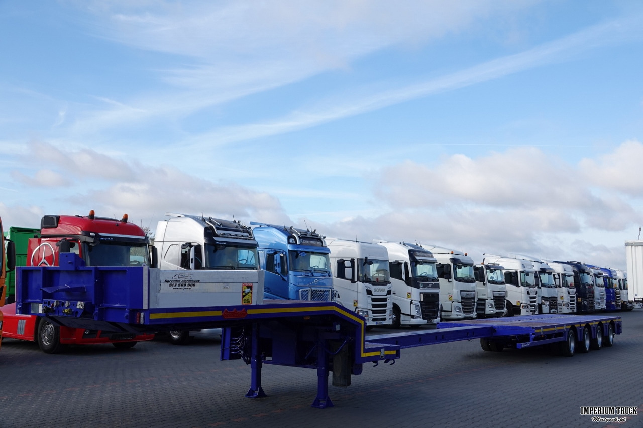 Noteboom / NISKOPODWOZIE / ROZCIĄGANA / 4 OSIOWA / OSIE SKRĘTNE / SAF - Полуприцеп бортовой/ Платформа: фото 3 Noteboom / NISKOPODWOZIE / ROZCIĄGANA / 4 OSIOWA / OSIE SKRĘTNE / SAF - Полуприцеп бортовой/ Платформа: фото 3