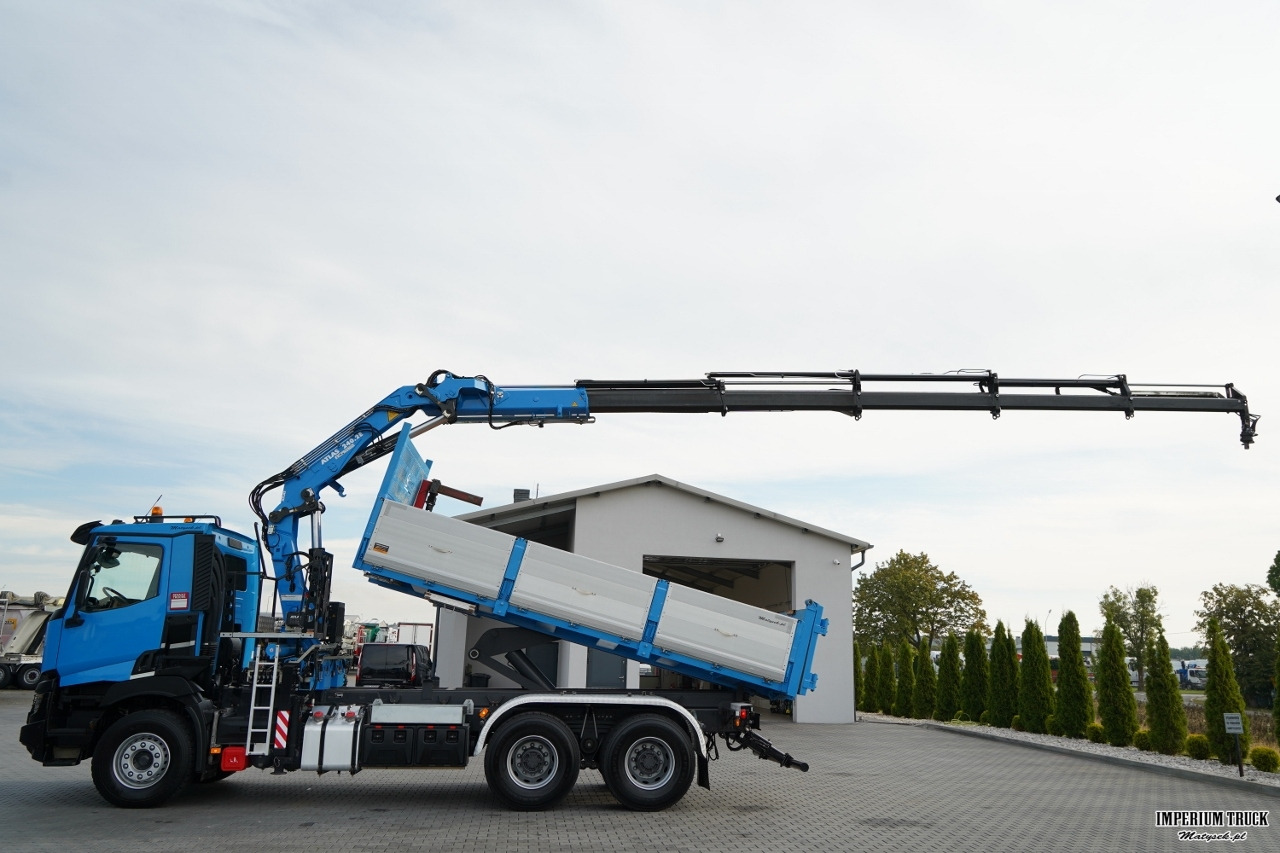 RENAULT C 430 / 6X4 / WYWROTKA 5.5 M + HDS ATLAS 240.2 A5 / WYSIĘG 14.5 M / MAX UDŹWIG 4520 KG / STEROWANIE RADIOWE / ROTATOR / WIDŁY DO PALET / 2020 ROK - Самосвал, Автоманипулятор: фото 3 RENAULT C 430 / 6X4 / WYWROTKA 5.5 M + HDS ATLAS 240.2 A5 / WYSIĘG 14.5 M / MAX UDŹWIG 4520 KG / STEROWANIE RADIOWE / ROTATOR / WIDŁY DO PALET / 2020 ROK - Самосвал, Автоманипулятор: фото 3