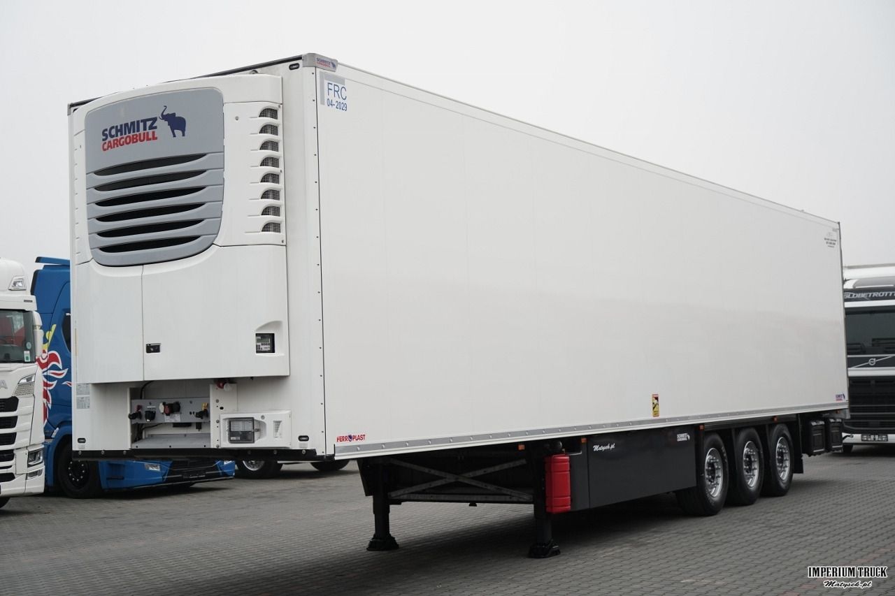 SCHMITZ CARGOBULL /CHŁODNIA / AGREGAT SCHMITZ TKM / 2x OŚ PODNOSZONA / KOSZ NA PALETY / 2023 ROK / - Полуприцеп-рефрижератор: фото 1 SCHMITZ CARGOBULL /CHŁODNIA / AGREGAT SCHMITZ TKM / 2x OŚ PODNOSZONA / KOSZ NA PALETY / 2023 ROK / - Полуприцеп-рефрижератор: фото 1