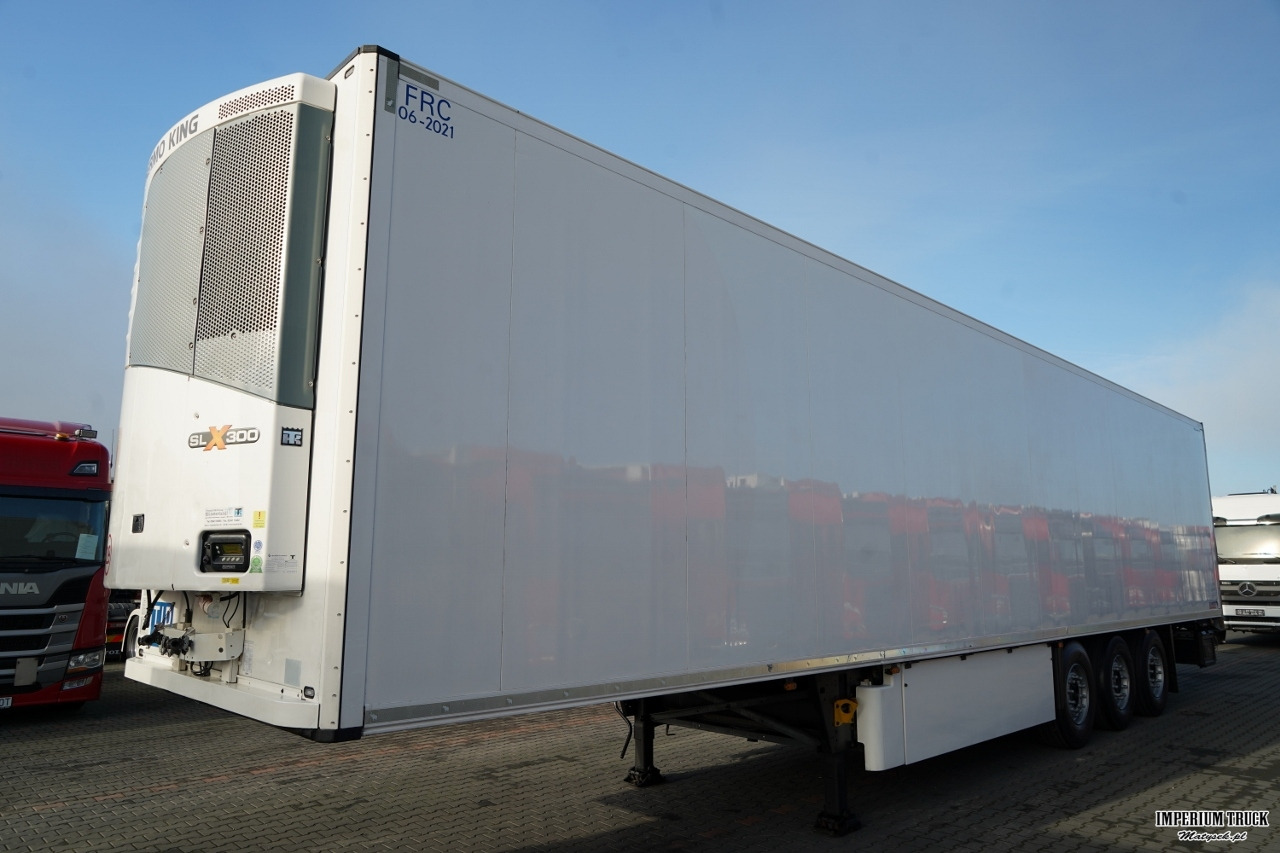 SCHMITZ / CHŁODNIA / THERMO KING SLX 300 / HAKÓWKA / OŚ PODNOSZONA / KOSZ NA PALETY - Полуприцеп-рефрижератор: фото 2 SCHMITZ / CHŁODNIA / THERMO KING SLX 300 / HAKÓWKA / OŚ PODNOSZONA / KOSZ NA PALETY - Полуприцеп-рефрижератор: фото 2