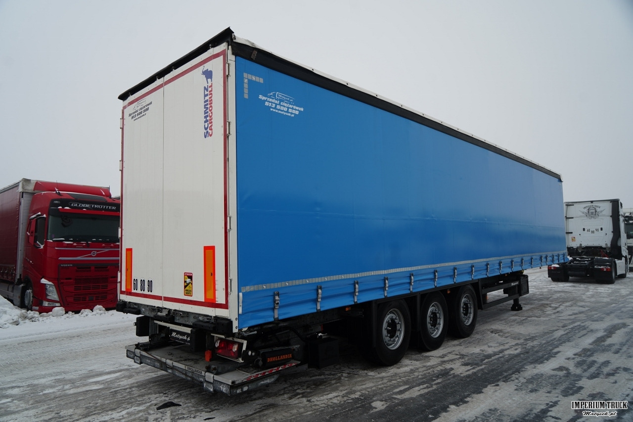 SCHMITZ / FIRANKA / WINDA ZAŁADOWCZA DHOLLANDIA -2000 KG / 2 OSIE PODNOSZONE / - Тентованный полуприцеп: фото 2 SCHMITZ / FIRANKA / WINDA ZAŁADOWCZA DHOLLANDIA -2000 KG / 2 OSIE PODNOSZONE / - Тентованный полуприцеп: фото 2