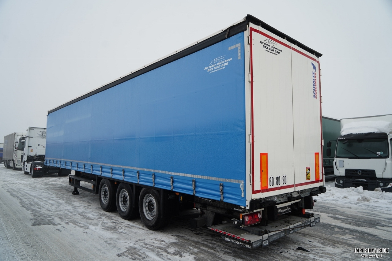 SCHMITZ / FIRANKA / WINDA ZAŁADOWCZA DHOLLANDIA -2000 KG / 2 OSIE PODNOSZONE / - Тентованный полуприцеп: фото 5 SCHMITZ / FIRANKA / WINDA ZAŁADOWCZA DHOLLANDIA -2000 KG / 2 OSIE PODNOSZONE / - Тентованный полуприцеп: фото 5