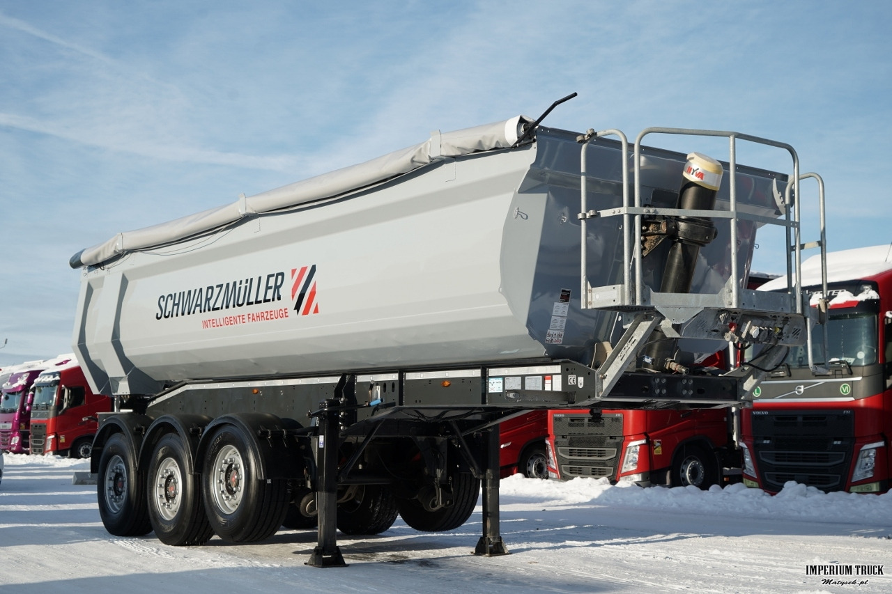 SCHWARZMULLER WYWROTKA / 26 m3 / STALOWA RYNNA / STANDARD / OŚ PODNOSZONA / SAF / OPONY 100% - Самосвальный полуприцеп: фото 1 SCHWARZMULLER WYWROTKA / 26 m3 / STALOWA RYNNA / STANDARD / OŚ PODNOSZONA / SAF / OPONY 100% - Самосвальный полуприцеп: фото 1