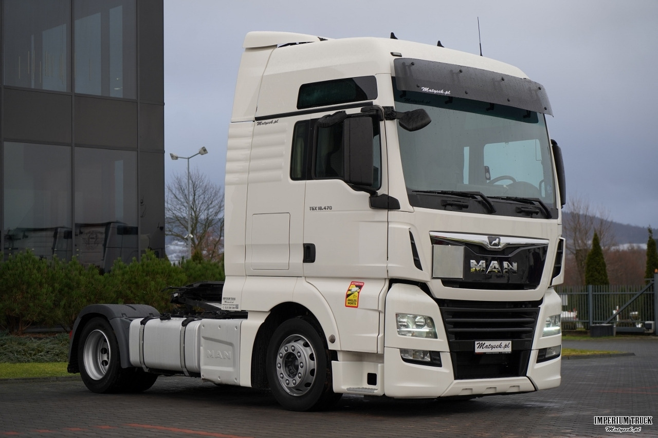 MAN TGX 18.470 / LOW DECK / MEGA / REGULOWANE SIODŁO / 2020 ROK / NAVI - Тягач: фото 1 MAN TGX 18.470 / LOW DECK / MEGA / REGULOWANE SIODŁO / 2020 ROK / NAVI - Тягач: фото 1