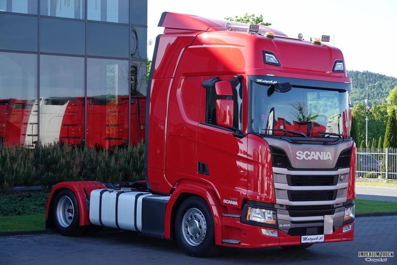 SCANIA R 450 / LOWDECK / MEGA / OPONY 100% / 2021 / - Тягач: фото 1 SCANIA R 450 / LOWDECK / MEGA / OPONY 100% / 2021 / - Тягач: фото 1