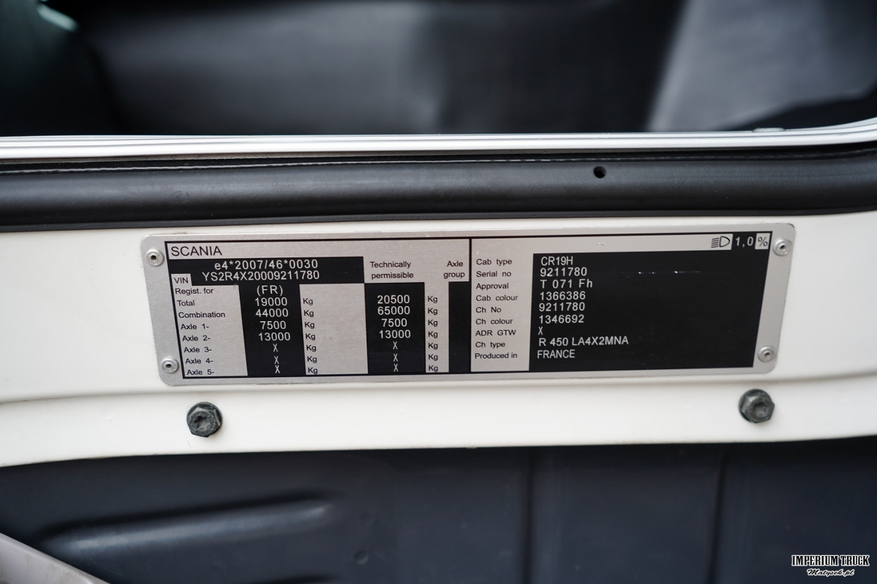 Тягач SCANIA R 450 / RETARDER /: фото 37