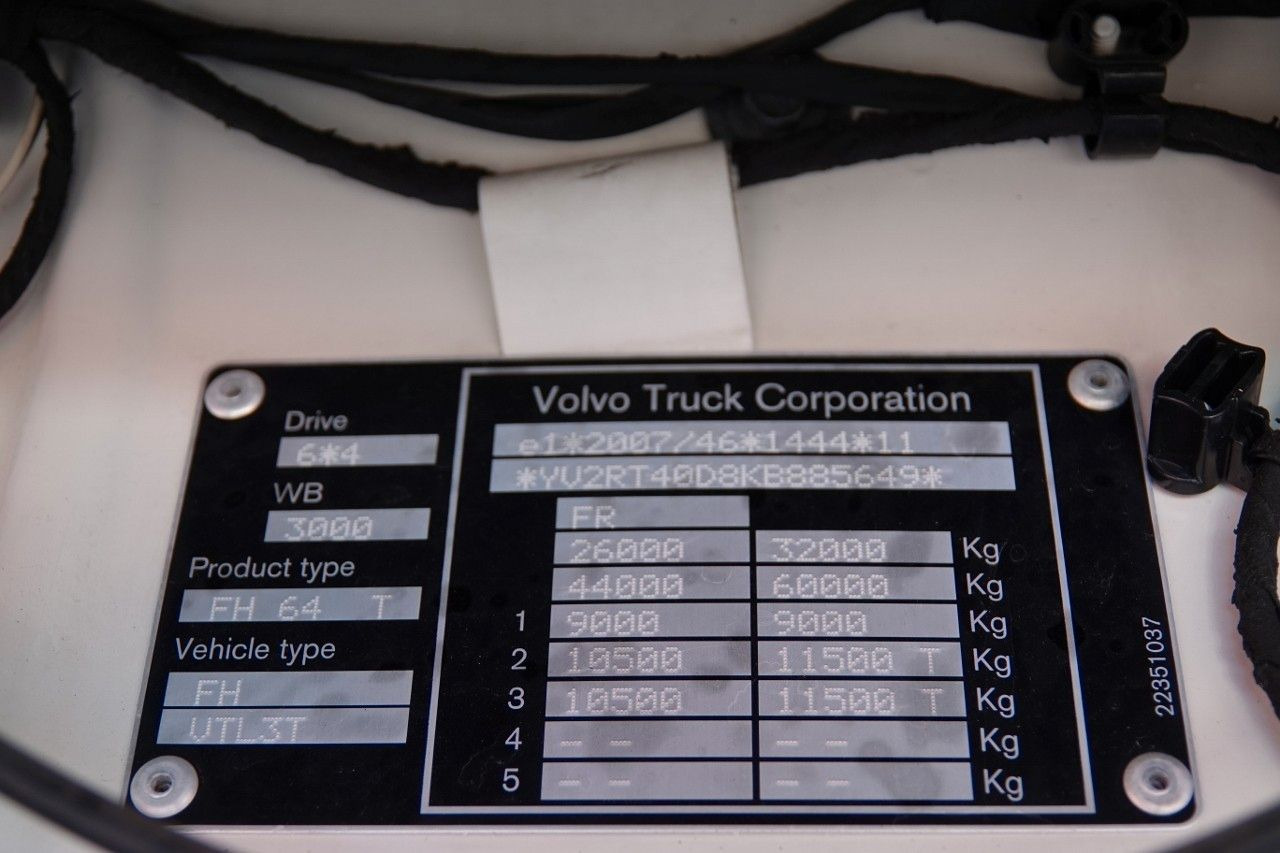 Volvo FH 500 / 6X4 / HYDRAULIKA / RETARDER / I-PARK CO лизинг Volvo FH 500 / 6X4 / HYDRAULIKA / RETARDER / I-PARK CO: фото 18