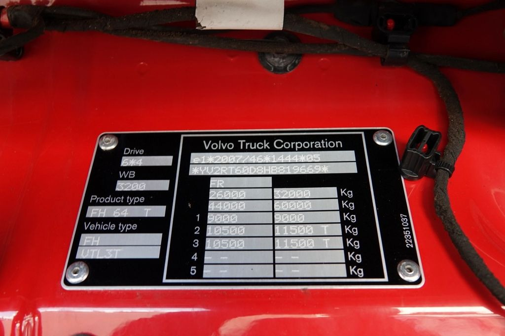 Volvo FH 540 / 6X4 / HYDRAULIKA / I -PARK COOL/ 3 OSIO  лизинг Volvo FH 540 / 6X4 / HYDRAULIKA / I -PARK COOL/ 3 OSIO: фото 18