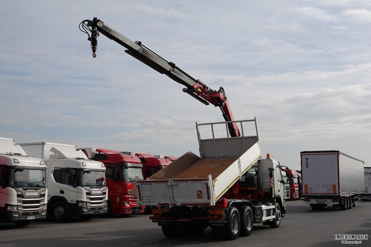 VOLVO FMX 370 / 6X4 / WYWROTKA + HDS FASSI F165XP / MAX UDŹWIG 5200KG / STEROWANIE RADIOWE / HYDROBURTA - Самосвал, Автоманипулятор: фото 4 VOLVO FMX 370 / 6X4 / WYWROTKA + HDS FASSI F165XP / MAX UDŹWIG 5200KG / STEROWANIE RADIOWE / HYDROBURTA - Самосвал, Автоманипулятор: фото 4