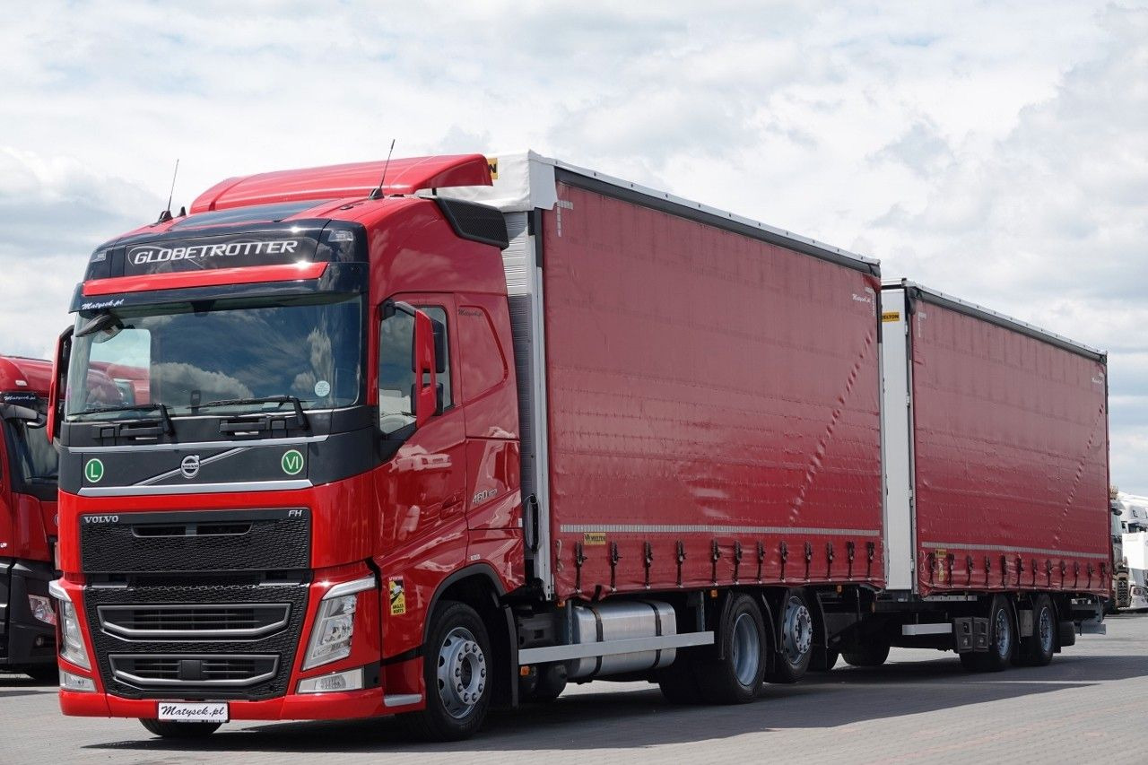 Volvo FH 460 / ZESTAW TANDEM 120 M3 / I-PARK COOL - Тентованный грузовик: фото 2 Volvo FH 460 / ZESTAW TANDEM 120 M3 / I-PARK COOL - Тентованный грузовик: фото 2