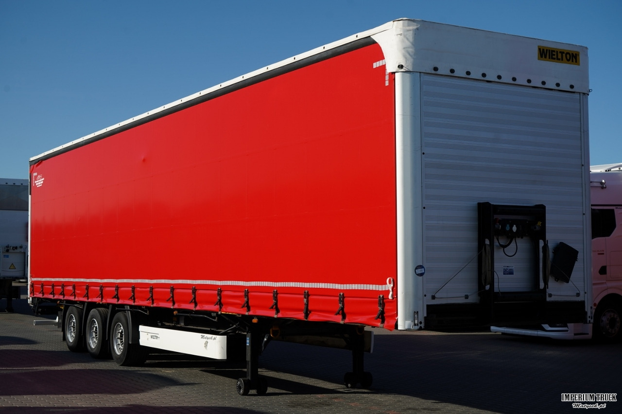 WIELTON FIRANKA MEGA / LOWDECK / BDE - ROZSUWANE SŁUPKI / DACH PODNOSZONY / OSIE SAF - Тентованный полуприцеп: фото 1 WIELTON FIRANKA MEGA / LOWDECK / BDE - ROZSUWANE SŁUPKI / DACH PODNOSZONY / OSIE SAF - Тентованный полуприцеп: фото 1