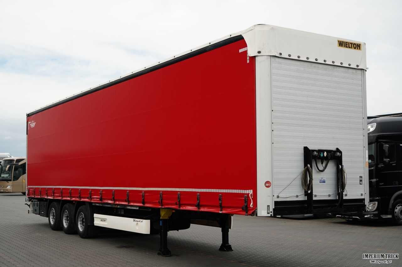 WIELTON FIRANKA MEGA / LOWDECK / OŚ PODNOSZONA / OSIE SAF - Тентованный полуприцеп: фото 1 WIELTON FIRANKA MEGA / LOWDECK / OŚ PODNOSZONA / OSIE SAF - Тентованный полуприцеп: фото 1