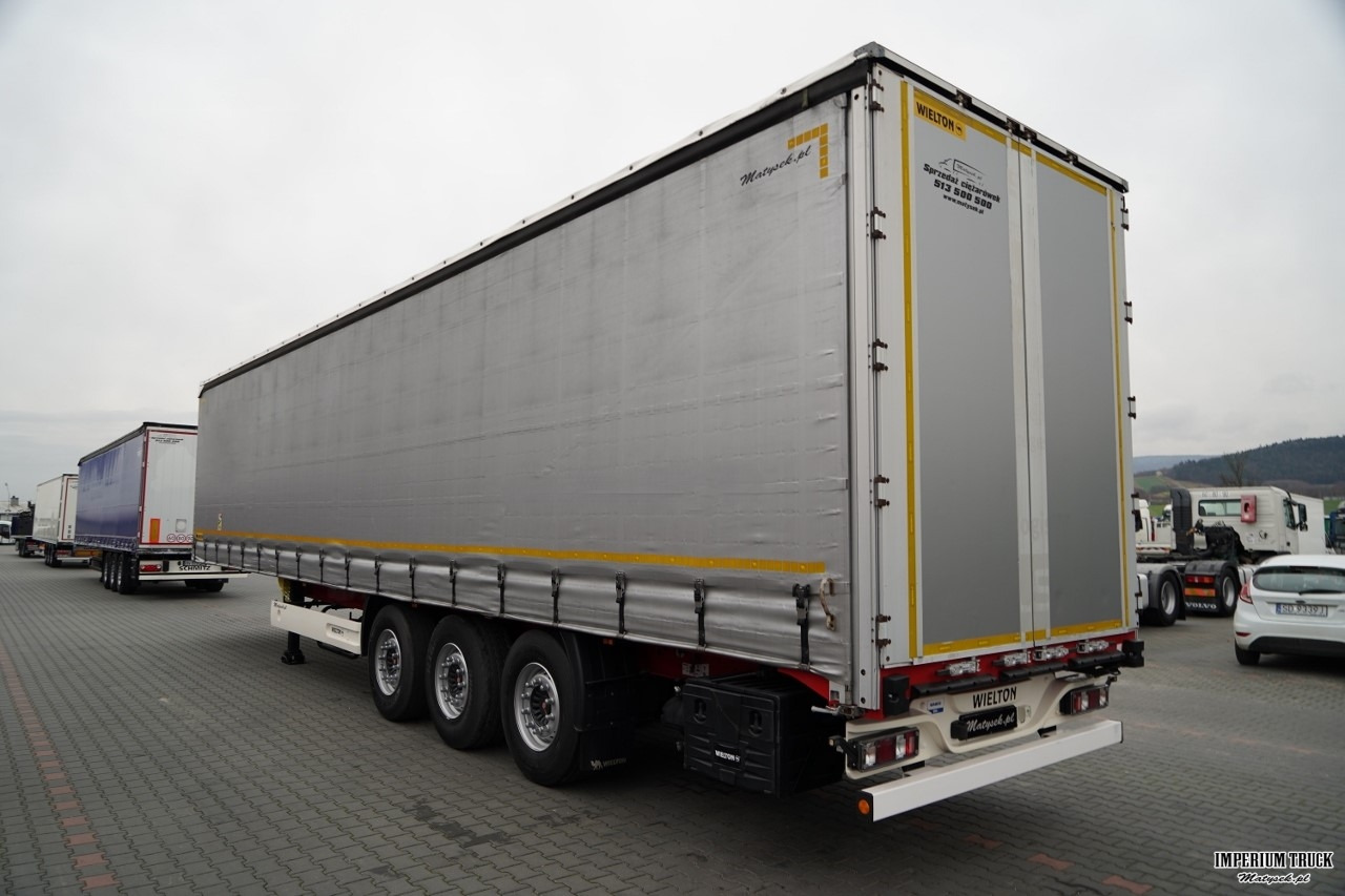 WIELTON / FIRANKA STANDARD / MULDA DO STALI - 9 M / OŚ PODNOSZONA / SAF / MAŁO UŻYWANA - Тентованный полуприцеп: фото 3 WIELTON / FIRANKA STANDARD / MULDA DO STALI - 9 M / OŚ PODNOSZONA / SAF / MAŁO UŻYWANA - Тентованный полуприцеп: фото 3