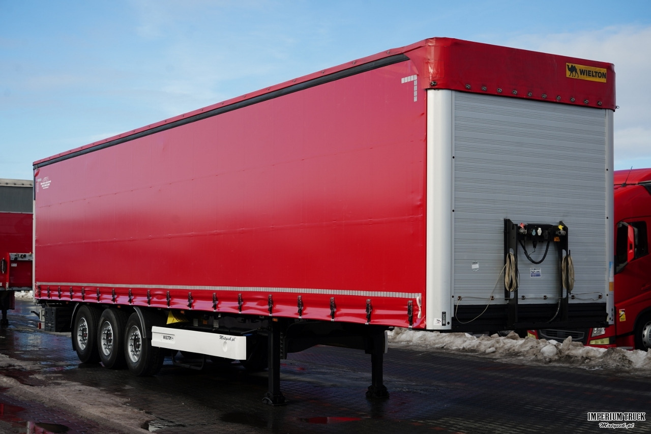 WIELTON / FIRANKA STANDARD / MULDA DO STALI - 9 M / OŚ PODNOSZONA / SAF / - Тентованный полуприцеп: фото 1 WIELTON / FIRANKA STANDARD / MULDA DO STALI - 9 M / OŚ PODNOSZONA / SAF / - Тентованный полуприцеп: фото 1