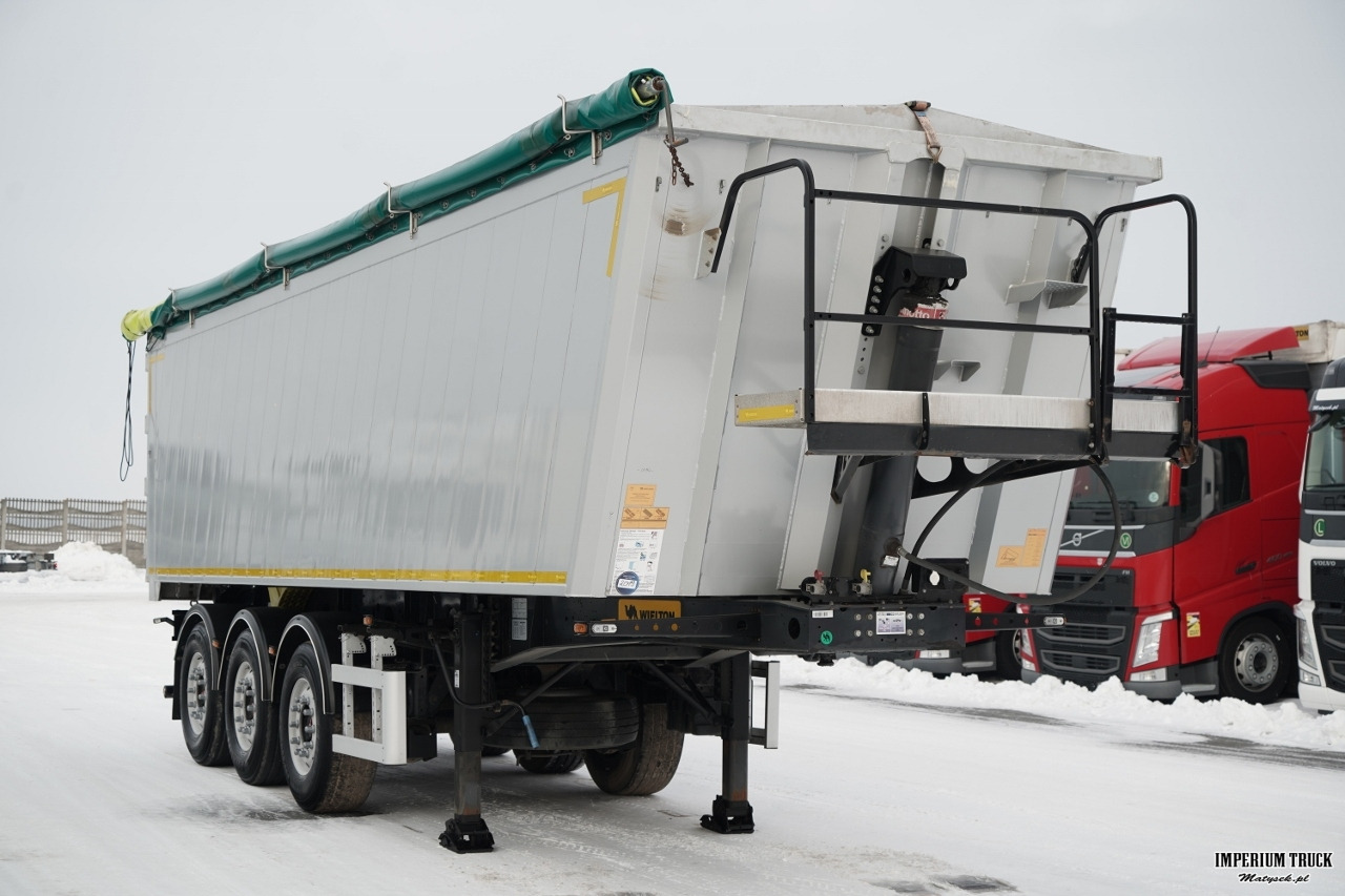 WIELTON / WYWROTKA / 41 M3 / ALUMINIOWA / 2x OŚ PODNOSZONA / OSIE SAF / ALUFELGI - Самосвальный полуприцеп: фото 2 WIELTON / WYWROTKA / 41 M3 / ALUMINIOWA / 2x OŚ PODNOSZONA / OSIE SAF / ALUFELGI - Самосвальный полуприцеп: фото 2