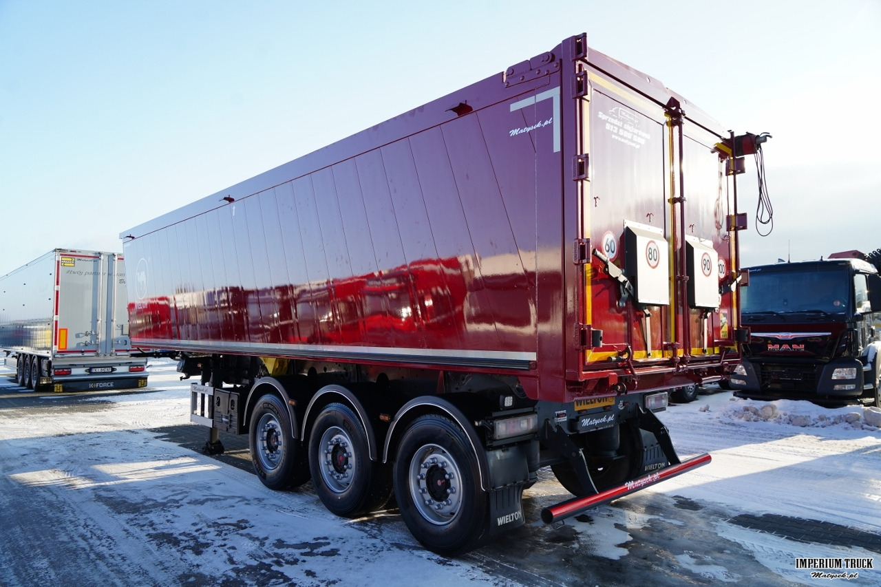 WIELTON / WYWROTKA 45 M3 / ALUMINIOWA / OŚ PODNOSZONA / OSIE SAF / - Самосвальный полуприцеп: фото 5 WIELTON / WYWROTKA 45 M3 / ALUMINIOWA / OŚ PODNOSZONA / OSIE SAF / - Самосвальный полуприцеп: фото 5