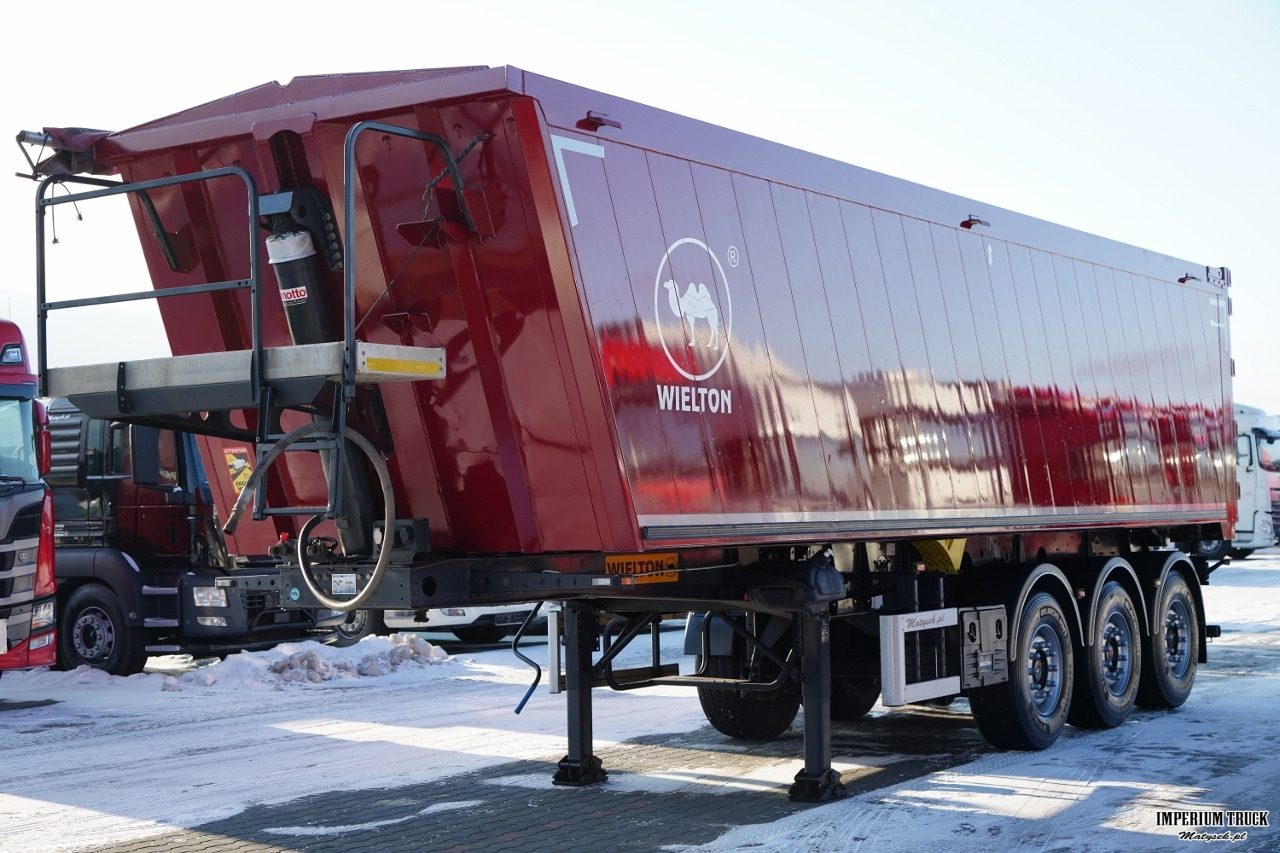 WIELTON / WYWROTKA 45 M3 / ALUMINIOWA / OŚ PODNOSZONA / OSIE SAF / - Самосвальный полуприцеп: фото 3 WIELTON / WYWROTKA 45 M3 / ALUMINIOWA / OŚ PODNOSZONA / OSIE SAF / - Самосвальный полуприцеп: фото 3