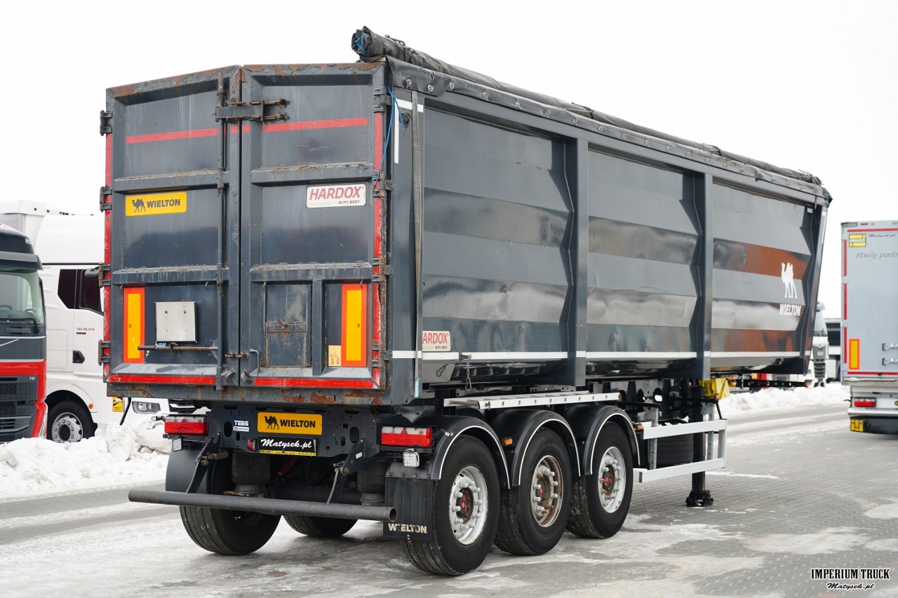 WIELTON / WYWROTKA / 51 M3 / STALOWA / HARDOX / OŚ PODNOSZONA / OSIE SAF - Самосвальный полуприцеп: фото 5 WIELTON / WYWROTKA / 51 M3 / STALOWA / HARDOX / OŚ PODNOSZONA / OSIE SAF - Самосвальный полуприцеп: фото 5