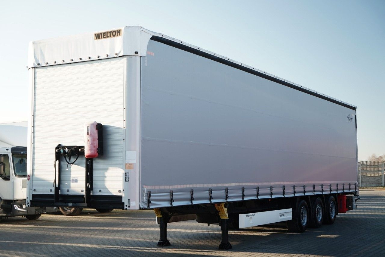 Wielton FIRANKA / MEGA / OŚ PODNOSZONA / OSIE SAF / - Тентованный полуприцеп: фото 1 Wielton FIRANKA / MEGA / OŚ PODNOSZONA / OSIE SAF / - Тентованный полуприцеп: фото 1