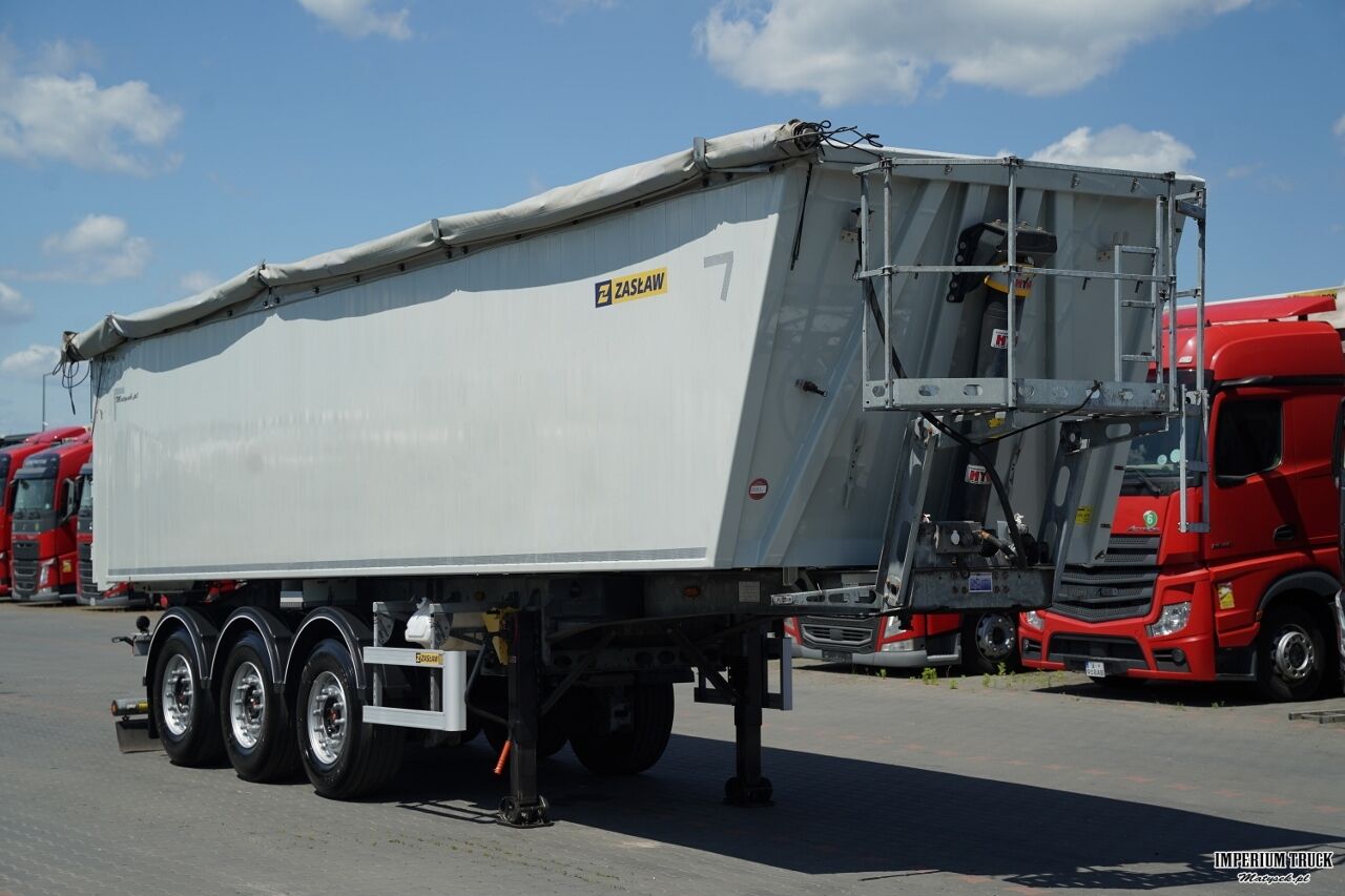 ZASŁAW / WYWROTKA 43 M3 / ALUMINIOWA / OŚ PODNOSZONA / OSIE SAF / - Самосвальный полуприцеп: фото 1 ZASŁAW / WYWROTKA 43 M3 / ALUMINIOWA / OŚ PODNOSZONA / OSIE SAF / - Самосвальный полуприцеп: фото 1