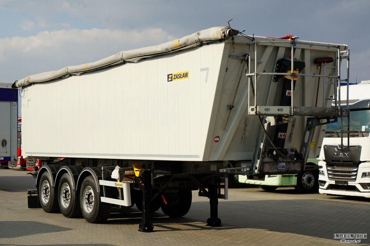 ZASŁAW / WYWROTKA ALUMINIOWA / 43 m3 / OŚ PODNOSZONA / OSIE SAF - Самосвальный полуприцеп: фото 1 ZASŁAW / WYWROTKA ALUMINIOWA / 43 m3 / OŚ PODNOSZONA / OSIE SAF - Самосвальный полуприцеп: фото 1