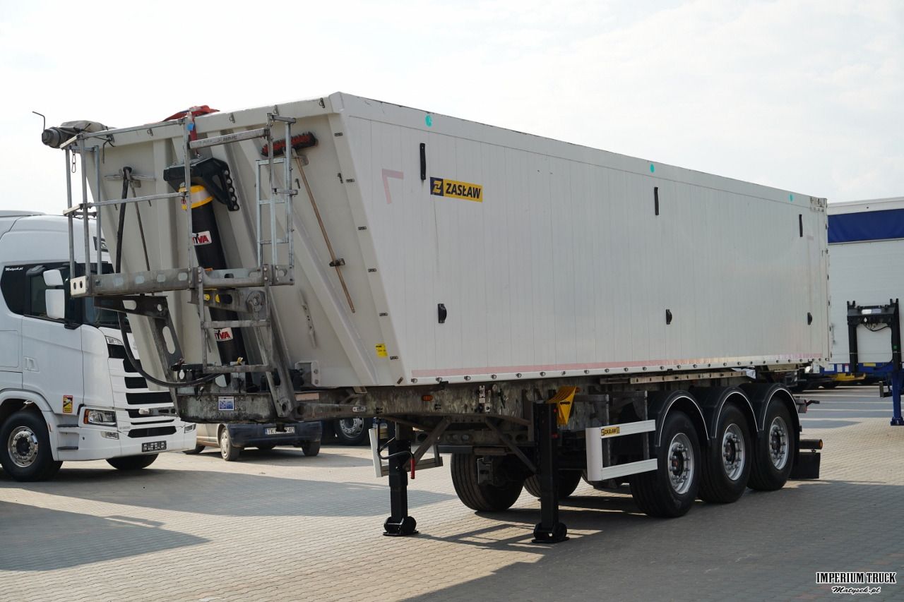 ZASŁAW / WYWROTKA ALUMINIOWA / 43 m3 / OŚ PODNOSZONA / OSIE SAF - Самосвальный полуприцеп: фото 3 ZASŁAW / WYWROTKA ALUMINIOWA / 43 m3 / OŚ PODNOSZONA / OSIE SAF - Самосвальный полуприцеп: фото 3