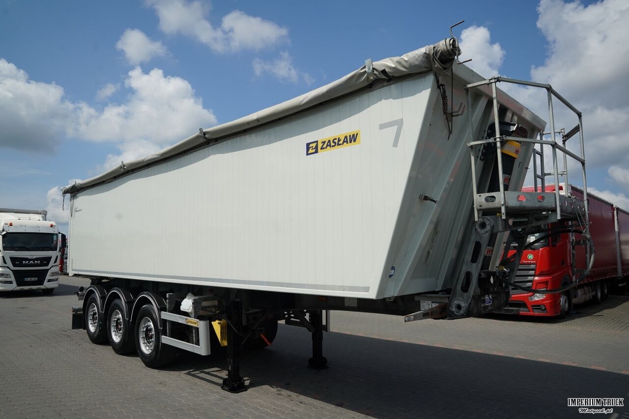 ZASŁAW / WYWROTKA ALUMINIOWA / 43 m3 / OŚ PODNOSZONA / OSIE SAF - Самосвальный полуприцеп: фото 2 ZASŁAW / WYWROTKA ALUMINIOWA / 43 m3 / OŚ PODNOSZONA / OSIE SAF - Самосвальный полуприцеп: фото 2
