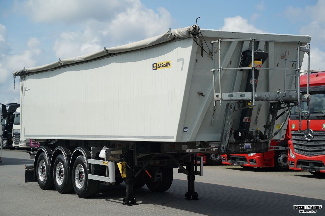 ZASŁAW / WYWROTKA ALUMINIOWA / 43 m3 / OŚ PODNOSZONA / OSIE SAF - Самосвальный полуприцеп: фото 1 ZASŁAW / WYWROTKA ALUMINIOWA / 43 m3 / OŚ PODNOSZONA / OSIE SAF - Самосвальный полуприцеп: фото 1