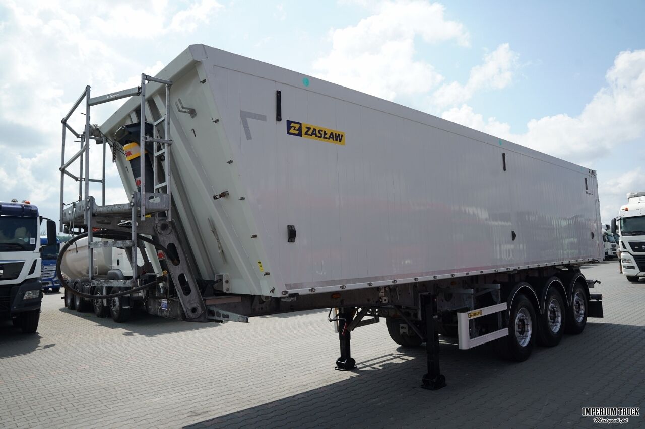 ZASŁAW / WYWROTKA ALUMINIOWA / 43 m3 / OŚ PODNOSZONA / OSIE SAF - Самосвальный полуприцеп: фото 4 ZASŁAW / WYWROTKA ALUMINIOWA / 43 m3 / OŚ PODNOSZONA / OSIE SAF - Самосвальный полуприцеп: фото 4