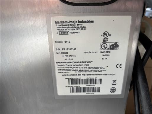 Markem Imaje 9410 Inkjet coder - Этикетировщик: фото 5 Markem Imaje 9410 Inkjet coder - Этикетировщик: фото 5