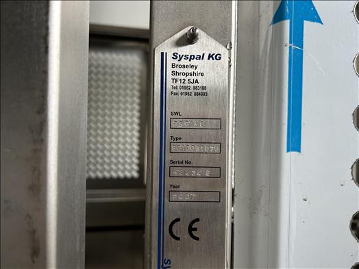 Пищевое оборудование Syspal Totebin hoist: фото 8