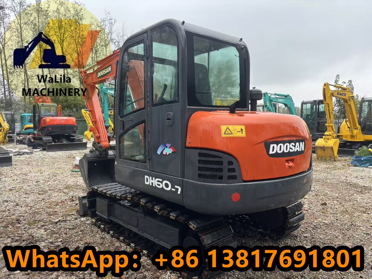 DOOSAN DH60 - Мини-экскаватор: фото 3 DOOSAN DH60 - Мини-экскаватор: фото 3