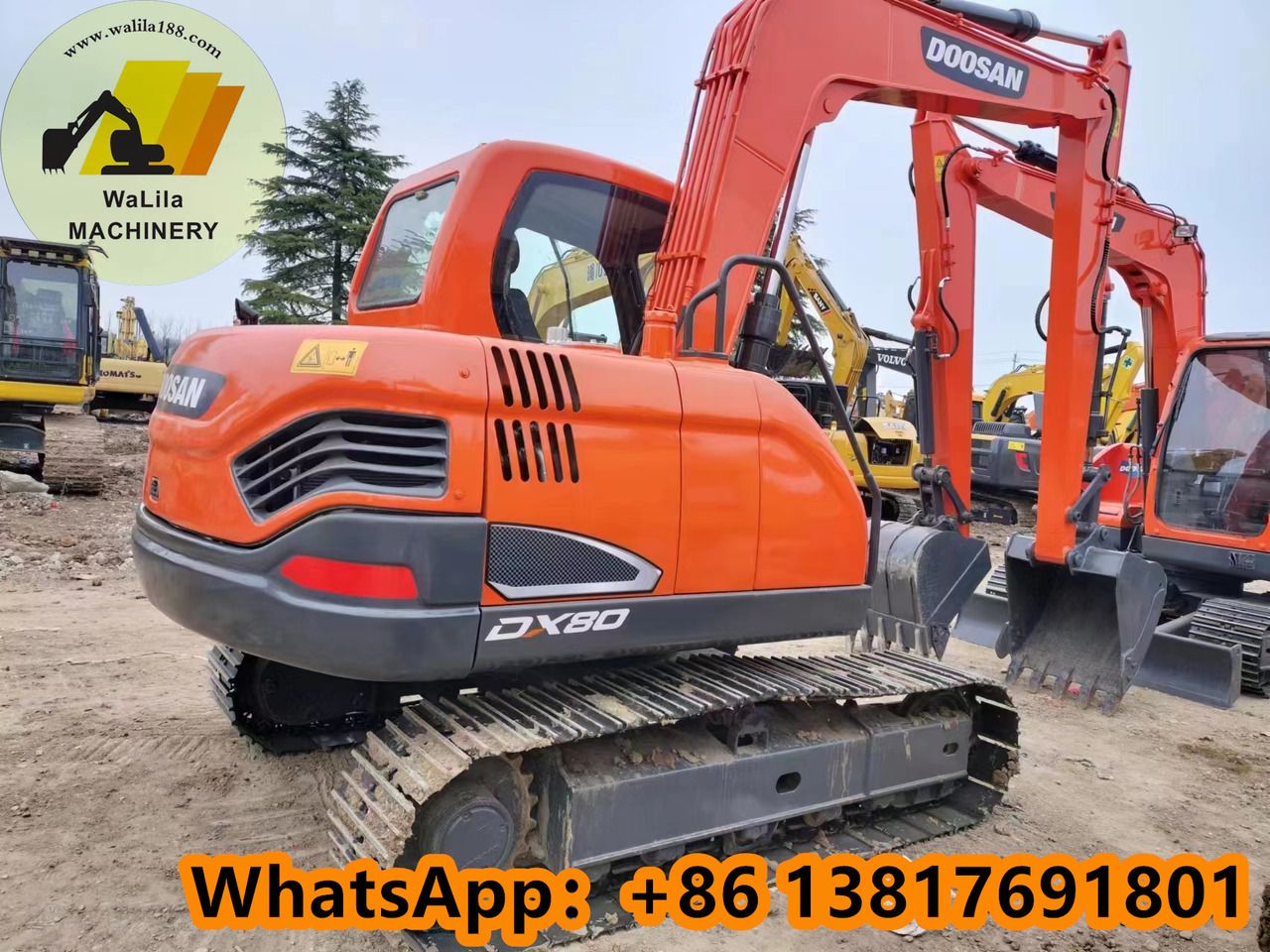 DOOSAN DX80 - Мини-экскаватор: фото 1 DOOSAN DX80 - Мини-экскаватор: фото 1