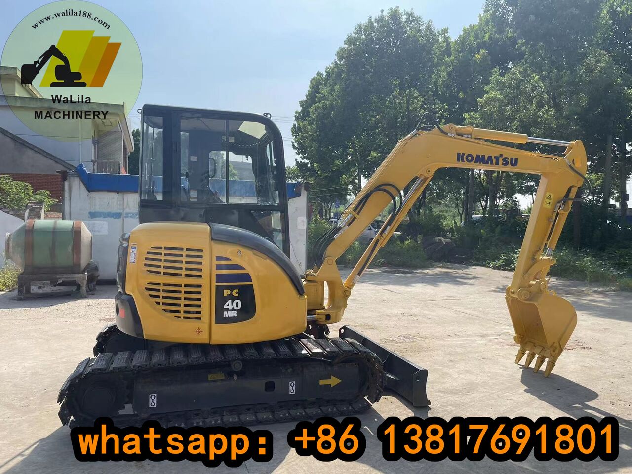 KOMATSU PC40MR-3 - Мини-экскаватор: фото 1 KOMATSU PC40MR-3 - Мини-экскаватор: фото 1
