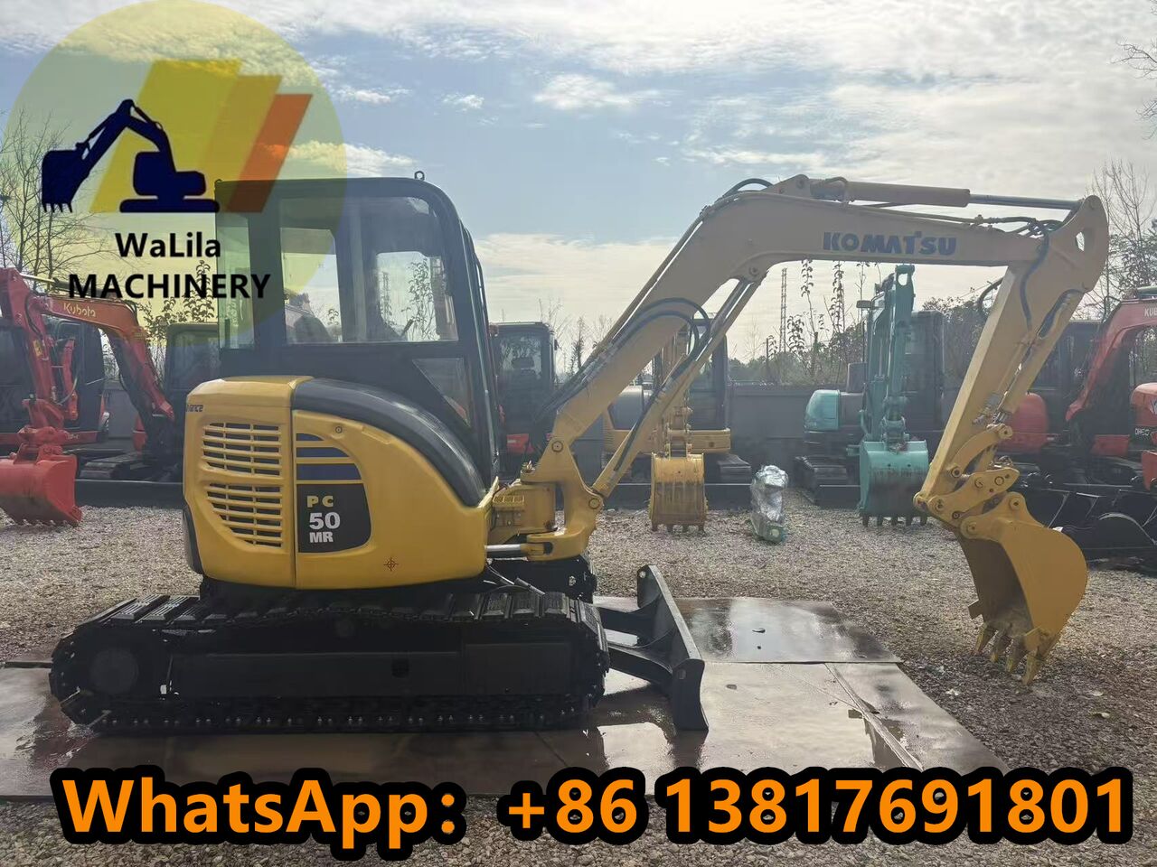 KOMATSU PC50MR-3 - Мини-экскаватор: фото 1 KOMATSU PC50MR-3 - Мини-экскаватор: фото 1