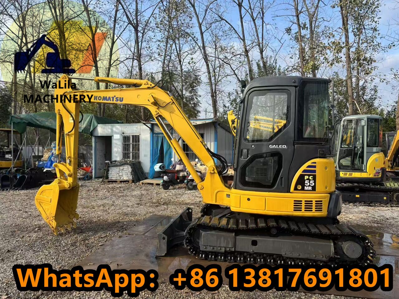 KOMATSU PC55MR-3 - Мини-экскаватор: фото 1 KOMATSU PC55MR-3 - Мини-экскаватор: фото 1