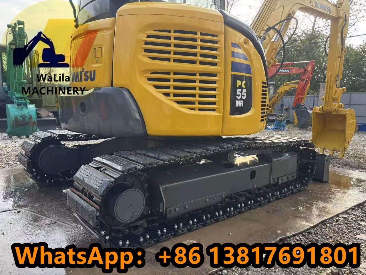 KOMATSU PC55MR-3 - Мини-экскаватор: фото 3 KOMATSU PC55MR-3 - Мини-экскаватор: фото 3